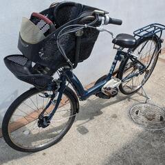 不動　電動自転車　前にこども載せられますの画像