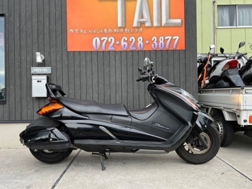 ★15万円　ジェンマ250 セル1 実働車　自賠責付き　スズキ　ジェンマ　スクーター　CJ47A