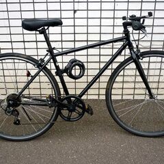 ARCHNESS 折りたたみ自転車 ブラック ☆ARCHNESS クロスバイク ブラック 7段変速 タイヤサイズ700×28C