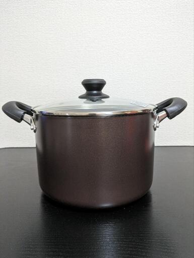 《受け渡し予定者決まりました》アイリスオーヤマ両手鍋　深型22cm　5.5L