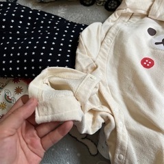 80サイズ ロンパース の画像