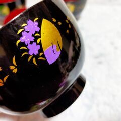 お椀　お箸　5客セット　雪月花の画像