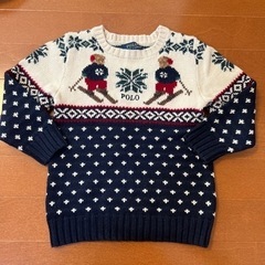 お値下げ致しました^_^ラルフローレン　ニット　3T