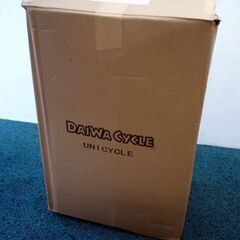 【未使用】一輪車　ダイワサイクル キューティーガール　16インチ　ブラック×ピンク　スタンド付き【自社配送は札幌市内限定】の画像