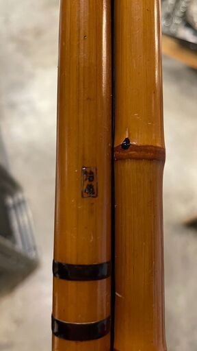 ✨?期間限定?ジモティー特別価格?✨中古釣竿 和竿 江戸和竿 竹竿 中通し可 継竿 3300ｍｍ オールド釣竿 船釣り 沖 サーフ