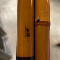 ✨🔔期間限定🔥ジモティー特別価格🔔✨中古釣竿 和竿 江戸和竿 竹竿 中通し可 継竿 3300ｍｍ オールド釣竿 船釣り 沖 サーフの画像