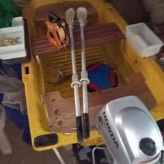 確実に丘からよりも釣れる　RYOBI ボートエース　エンジン好調の画像
