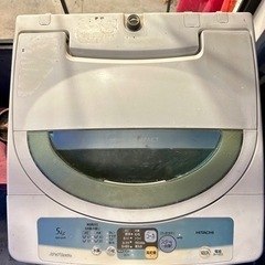 📣0円‼️洗濯機5kg( HITACHI)無料 ‼️の画像