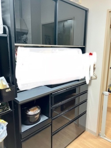 取引中　東京インテリア　おしゃれ　スタイリッシュホテルライク　食器棚　カップボード★