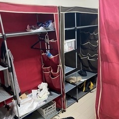 クローゼット衣装ケース3台