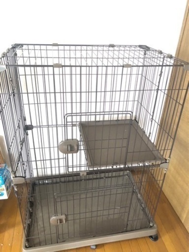 (新品)猫用ゲージ二階建て