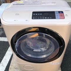 福岡市内配送無料　日立 洗濯乾燥機 12kg ホワイト BD-NX120AL W