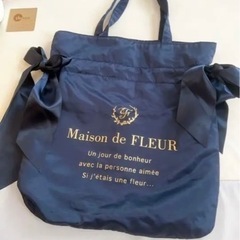 Maison de FLEUR トートバッグ リボンの画像