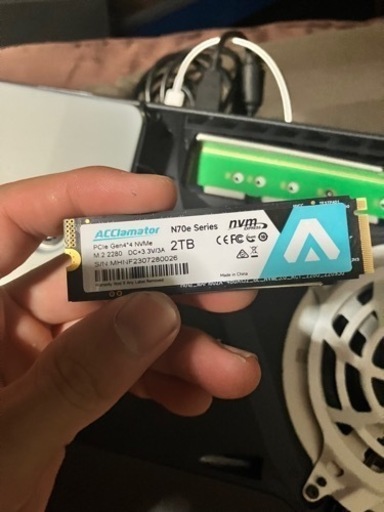 パソコン、ps5 SSD 2TB