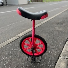 一輪車　赤　16インチ