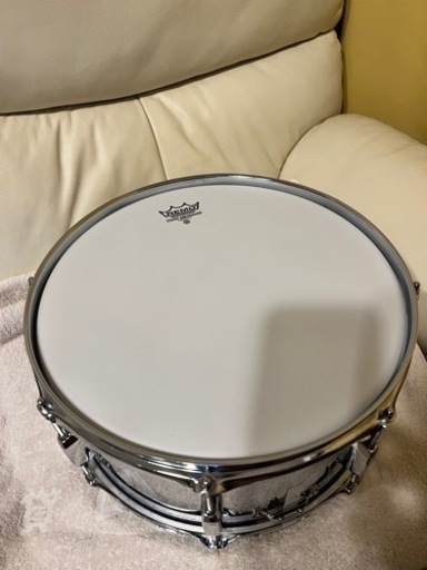 極美品！pearl スネアドラム steel 14x6.5 新品ヘッド！