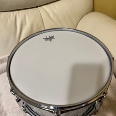 極美品！pearl スネアドラム steel 14x6.5 新品...