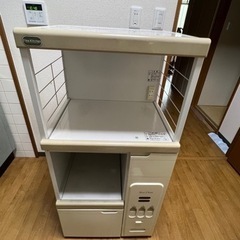 電子レンジ台&ライスチェスト付の画像