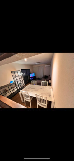 【美品】テーブル （椅子付）去年 6.1万購入※引越 で全て買換え多数出品予定