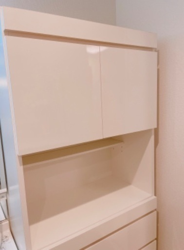 家事がしやすい サポート引き出しサニタリーチェスト ハイタイプ 幅75.5cm