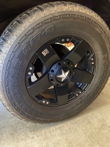 KMC XD775 ROCKSTAR ロックスター 20インチ 8.5J 6H135/139.7 +10 MATTE BLACK アルミホイールタイヤ 4本セット