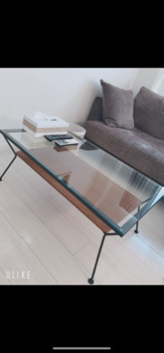 【美品】Francfrancローテーブル　去年 2.5万購入※引越 で全て買換え多数出品予定