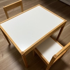 IKEAキッズ用　テーブルセット
