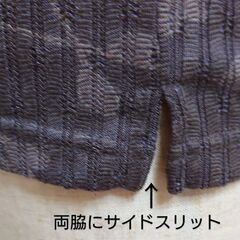 👚半袖Ｔシャツ／婦人用Ｌ こげ茶色に薄茶の花柄✨初開封品の画像