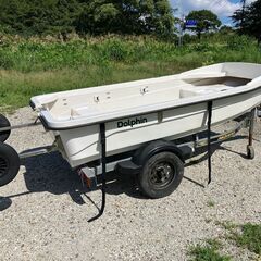 ホープボート☆HOPE　BOAT☆二重底 ダブルデッキ☆DS-115LW☆ドーリー フローター付き☆3人乗り☆2馬力ボート☆釣り☆11ft☆の画像