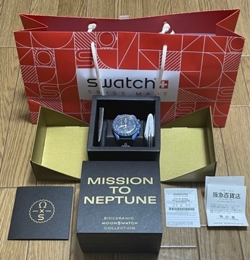 Swatch OMEGA MoonSwatch "Mission to Neptune"  moonshine gold 限定