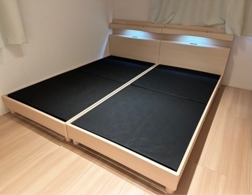 関家具 ベッドフレーム シングル2台