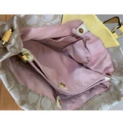 coach シグネチャー　ハンドバッグ　コーチの画像