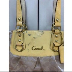 coach シグネチャー　ハンドバッグ　コーチの画像