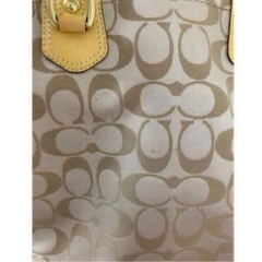 coach シグネチャー　ハンドバッグ　コーチの画像