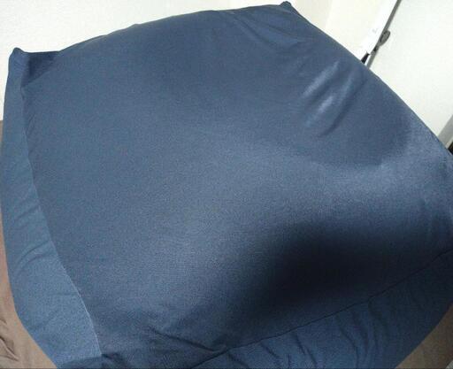 無印良品　体にフィットするソファーカバー付　ブルー