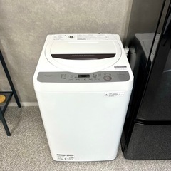 ☑︎ご成約済み🤝 品のあるダークトーン🎱 一人暮らし家電セット◎ 少し大きめ💫の画像