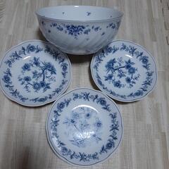 大鉢  ボウル 中皿×3   中古