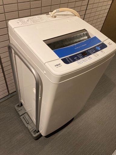 洗濯機0円2013年製6.0kg AQUA AQW-S60B (よし) 中板橋の生活家電