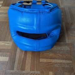 イサミ　国産ヘッドギア　ヘッドガード　フルフェイス　ブルー