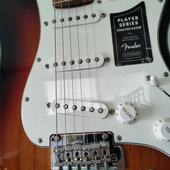 Fender エレキギター Player Stratocaster®, Pau Ferro Fingerboard, 3-Color Sunburst 0144503500の画像