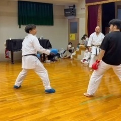 伝統派空手の練習