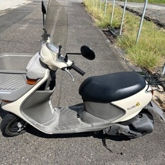 原付き　スズキ　レッツ4バスケット　ヘルメット付き