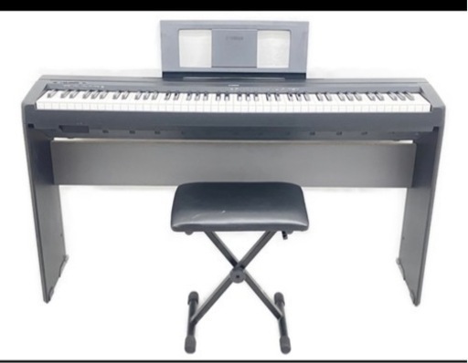 2020年製美品　YAMAHAヤマハP-45電子ピアノ椅子、スタンド付