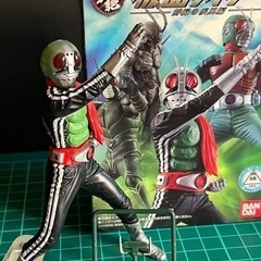 値下げ‼️😁仮面ライダー新1号😁(付属新品触覚有り)の画像