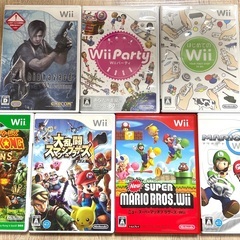 【すぐに遊べる！】Wii本体＋人気ソフト詰め合わせセットの画像