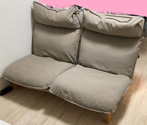 無印良品★ハイバックリクライニングソファ★２シーター 2人掛けソファー 愛媛県松山市より★配送も可能