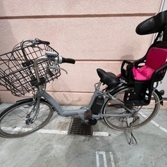 【yasp様専用】ブリヂストン　子供乗せ電動自転車　2010年頃...