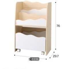 ニトリ　キッズ　収納ラック　棚の画像