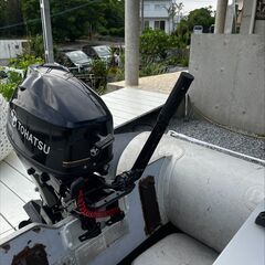 トービンスポーツインフレータブル（コストコより購入）　＆　トーハツ9.8　エンジン トービンスポーツインフレータブル（コストコより購入） ＆ トーハツ