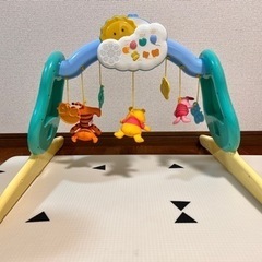 【美品】くまのプーさん  えらべる回転6WAYジムにへんしんメリー